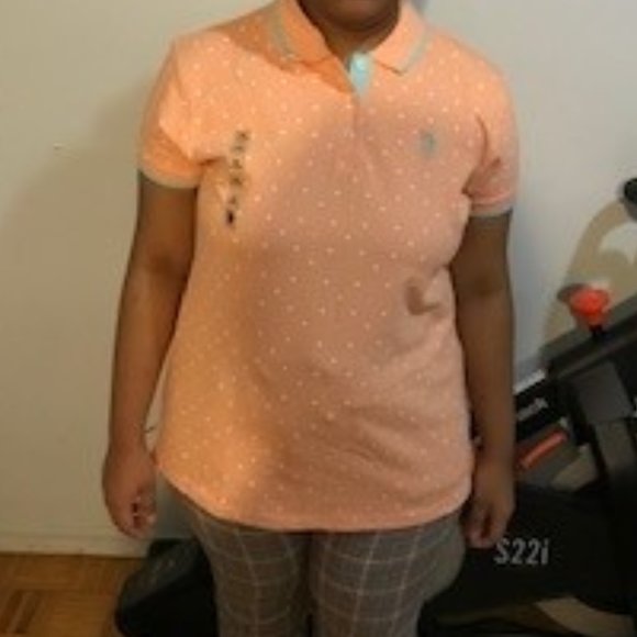 Ralph Lauren POLO ASSN Women's Polka Dot Polo - Picture 5 of 5